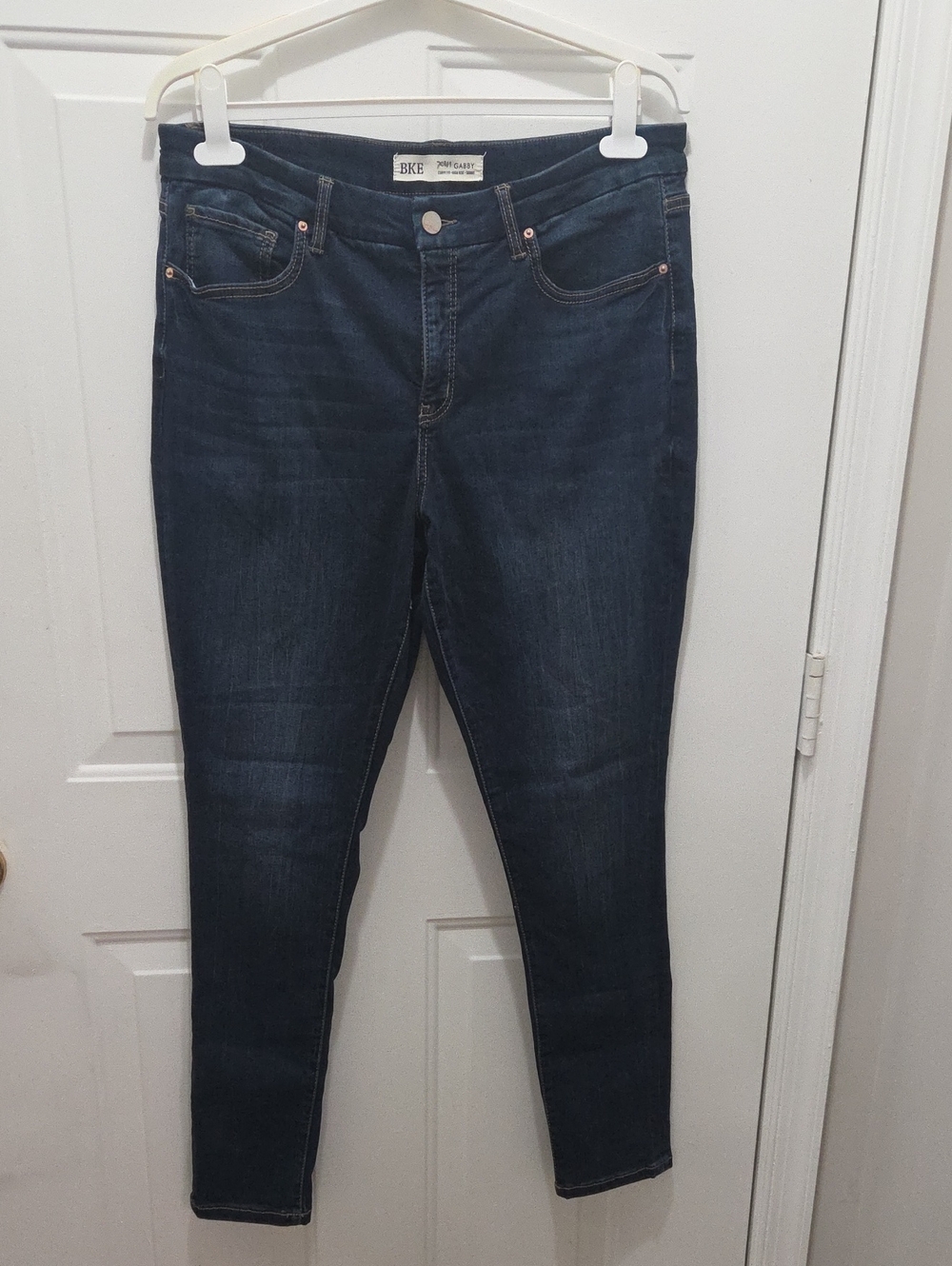 BKE Women's Dark Indigo Skinny Jeans 31 x 32½